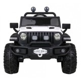 JOKO Elektrické autíčko Jeep 4x4 Master Of Terain, penové kolesá, kožené sedadlo, biele