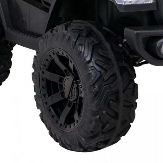 JOKO Elektrické autíčko Jeep 4x4 Master Of Terain, penové kolesá, kožené sedadlo, biele