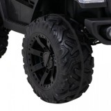 JOKO Elektrické autíčko Jeep 4x4 Master Of Terain, penové kolesá, kožené sedadlo, biele