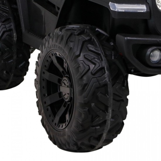 JOKO Elektrické autíčko Jeep 4x4 Master Of Terain, penové kolesá, kožené sedadlo, červené
