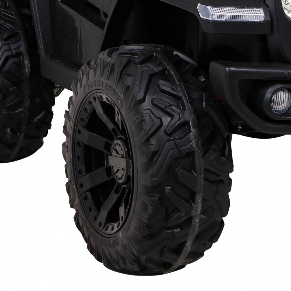 JOKO Elektrické autíčko Jeep 4x4 Master Of Terain, penové kolesá, kožené sedadlo, červené