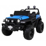 JOKO Elektrické autíčko Jeep 4x4 Master Of Terain, penové kolesá, kožené sedadlo, modré