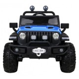 JOKO Elektrické autíčko Jeep 4x4 Master Of Terain, penové kolesá, kožené sedadlo, modré