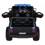 JOKO Elektrické autíčko Jeep 4x4 Master Of Terain, penové kolesá, kožené sedadlo, modré