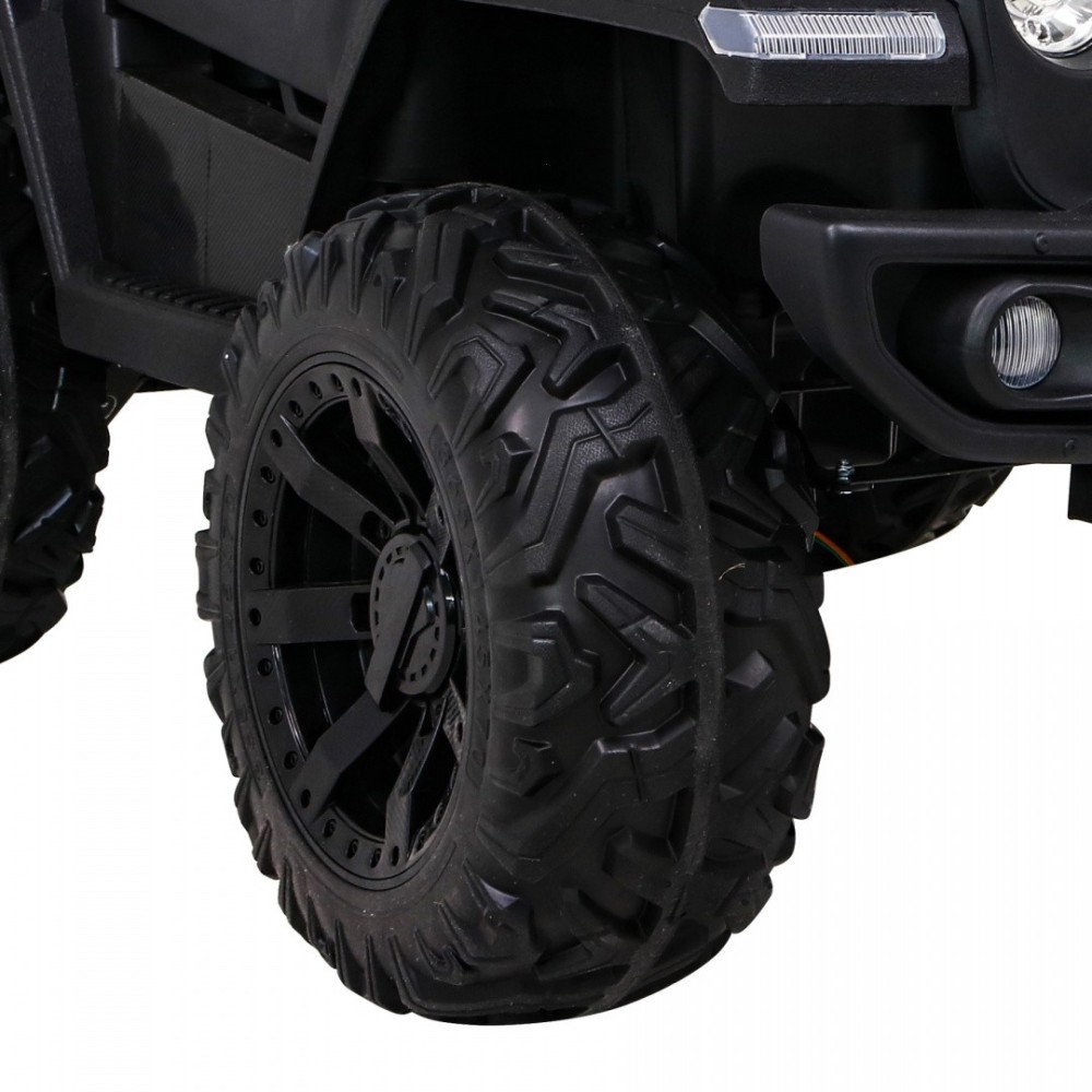 JOKO Elektrické autíčko Jeep 4x4 Master Of Terain, penové kolesá, kožené sedadlo, modré
