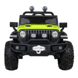 JOKO Elektrické autíčko Jeep 4x4 Master Of Terain, penové kolesá, kožené sedadlo, zelené