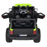 JOKO Elektrické autíčko Jeep 4x4 Master Of Terain, penové kolesá, kožené sedadlo, zelené