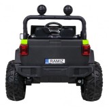 JOKO Elektrické autíčko Jeep 4x4 Master Of Terain, penové kolesá, kožené sedadlo, zelené