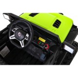 JOKO Elektrické autíčko Jeep 4x4 Master Of Terain, penové kolesá, kožené sedadlo, zelené