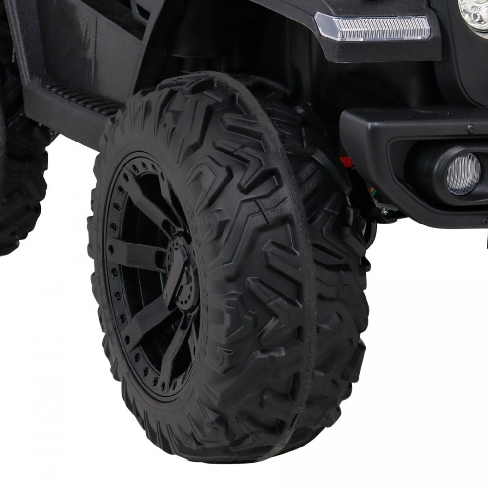 JOKO Elektrické autíčko Jeep 4x4 Master Of Terain, penové kolesá, kožené sedadlo, zelené