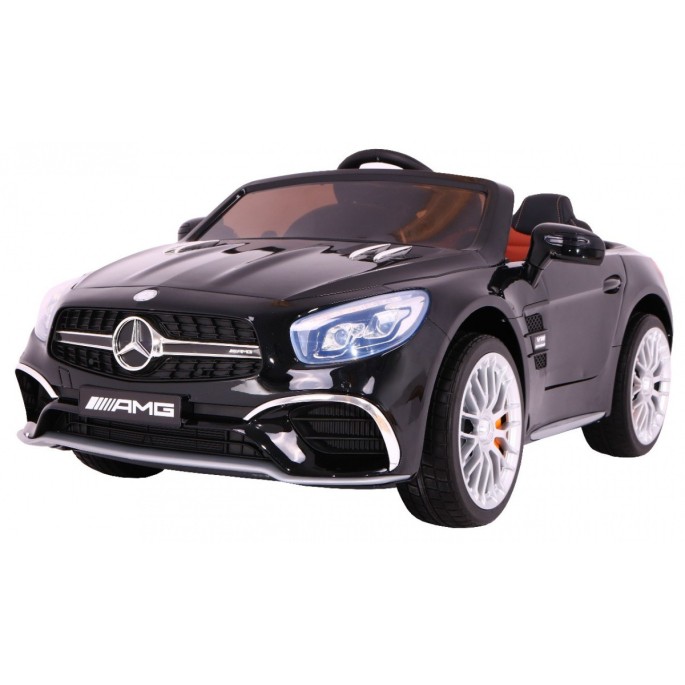 Joko, Elektrické autíčko Mercedes AMG SL65, Penové kolesá, Kožené sedadlo, USB, čierne
