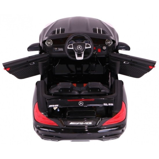 Joko, Elektrické autíčko Mercedes AMG SL65, Penové kolesá, Kožené sedadlo, USB, čierne