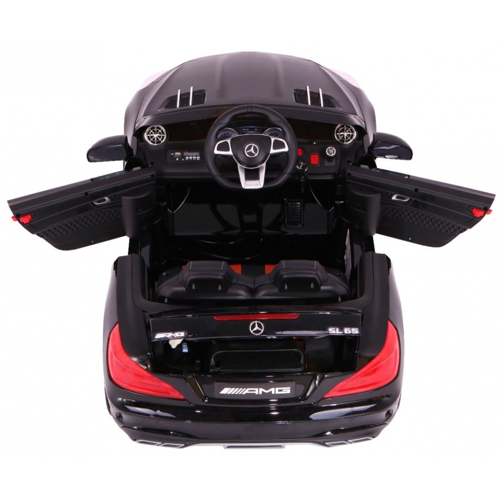 Joko, Elektrické autíčko Mercedes AMG SL65, Penové kolesá, Kožené sedadlo, USB, čierne