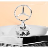 JOKO Elektrické autíčko Mercedes 300s RETRO, lakované, penové kolesá, odpružené, FM rádio, čierna
