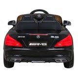 JOKO Elektrické autíčko Mercedes Benz AMG SL65 S, Efekt Hojdania, Penové kolesá, Kožené sedadlo, čierne
