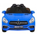 JOKO Elektrické autíčko Mercedes Benz AMG SL65 S, Efekt Hojdania, penové kolesá, kožené sedadlo, modré