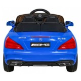 JOKO Elektrické autíčko Mercedes Benz AMG SL65 S, Efekt Hojdania, penové kolesá, kožené sedadlo, modré