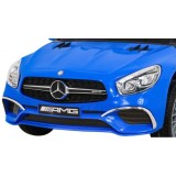JOKO Elektrické autíčko Mercedes Benz AMG SL65 S, Efekt Hojdania, penové kolesá, kožené sedadlo, modré