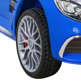 JOKO Elektrické autíčko Mercedes Benz AMG SL65 S, Efekt Hojdania, penové kolesá, kožené sedadlo, modré