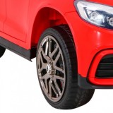 JOKO Elektrické autíčko Mercedes Benz GLC63S 4x4, penové kolesá, kožené sedadlo, červené