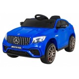 JOKO Elektrické autíčko Mercedes Benz GLC63S 4x4, penové kolesá, kožené sedadlo, modré