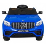JOKO Elektrické autíčko Mercedes Benz GLC63S 4x4, penové kolesá, kožené sedadlo, modré