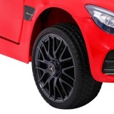 JOKO Elektrické autíčko Mercedes Benz GT, penové kolesá, kožené sedadlo, USB, červené