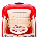 Mercedes Benz Retro 540A 4x4, nosnosť 100kg, Sedadlo pre Rodiča, penové kolesá, kožené sedadlo, červené
