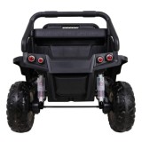 JOKO Elektrické autíčko Mercedes BENZ UNIMOG 4x4, penové kolesá, kožené sedadlo, FM rádio, biele