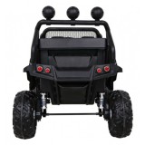 JOKO Elektrické autíčko Mercedes Benz Unimog 4x4, penové kolesá, kožené sedadlo, biele