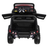 JOKO Elektrické autíčko Mercedes BENZ UNIMOG 4x4, penové kolesá, kožené sedadlo, FM rádio, červené