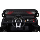 JOKO Elektrické autíčko Mercedes Benz Unimog 4x4, penové kolesá, kožené sedadlo, červené