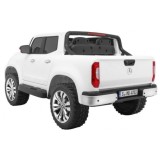 JOKO Elektrické autíčko Mercedes Benz X-Class, MP4 LCD panel, dvojmiestne, penové kolesá, kožené sedadlo, nosnosť 50kg, biele