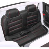 JOKO Elektrické autíčko Mercedes Benz X-Class, MP4 LCD panel, dvojmiestne, penové kolesá, kožené sedadlo, nosnosť 50kg, biele