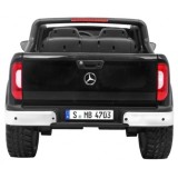 JOKO Elektrické autíčko Mercedes Benz X-Class, MP4 LCD panel, dvojmiestne, penové kolesá, kožené sedadlo, nosnosť 50kg, čierne