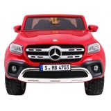 JOKO Elektrické autíčko Mercedes Benz X-Class 4x4, Lakované, MP4 LCD displej, dvojmiestne, Efekt HOJDANIA, penové kolesá, kožené