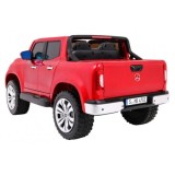 JOKO Elektrické autíčko Mercedes Benz X-Class 4x4, Lakované, MP4 LCD displej, dvojmiestne, Efekt HOJDANIA, penové kolesá, kožené