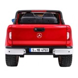 JOKO Elektrické autíčko Mercedes Benz X-Class 4x4, Lakované, MP4 LCD displej, dvojmiestne, Efekt HOJDANIA, penové kolesá, kožené