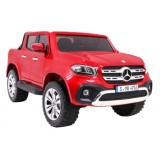 JOKO Elektrické autíčko Mercedes Benz X-Class 4x4, Lakované, MP4 LCD displej, dvojmiestne, Efekt HOJDANIA, penové kolesá, kožené