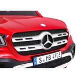JOKO Elektrické autíčko Mercedes Benz X-Class 4x4, Lakované, MP4 LCD displej, dvojmiestne, Efekt HOJDANIA, penové kolesá, kožené