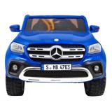 JOKO Elektrické autíčko Mercedes Benz X-Class 4x4, Lakované, MP4 LCD displej, dvojmiestne, Efekt HOJDANIA, penové kolesá, kožené