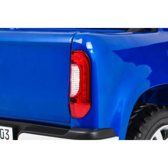 JOKO Elektrické autíčko Mercedes Benz X-Class 4x4, Lakované, MP4 LCD displej, dvojmiestne, Efekt HOJDANIA, penové kolesá, kožené