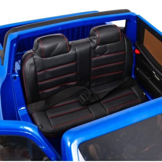 JOKO Elektrické autíčko Mercedes Benz X-Class 4x4, Lakované, MP4 LCD displej, dvojmiestne, Efekt HOJDANIA, penové kolesá, kožené