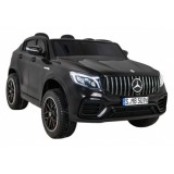 JOKO Elektrické autíčko Mercedes 4x4 GLC 63S, LCD Displej MP4, penové kolesá, kožené sedadlo, čierne
