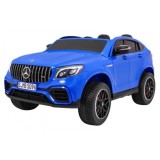 JOKO Elektrické autíčko Mercedes 4x4 GLC 63S, LCD Displej MP4, penové kolesá, kožené sedadlo, modré