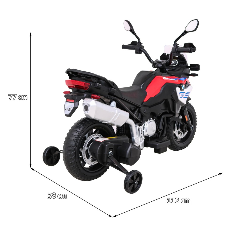 JOKO Elektrická Motorka BMW F850 GS, penové kolesá, červená