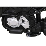 JOKO Elektrická Motorka BMW F850 GS Polícia, penové kolesá, modrý maják, zvuky sirény, policajná