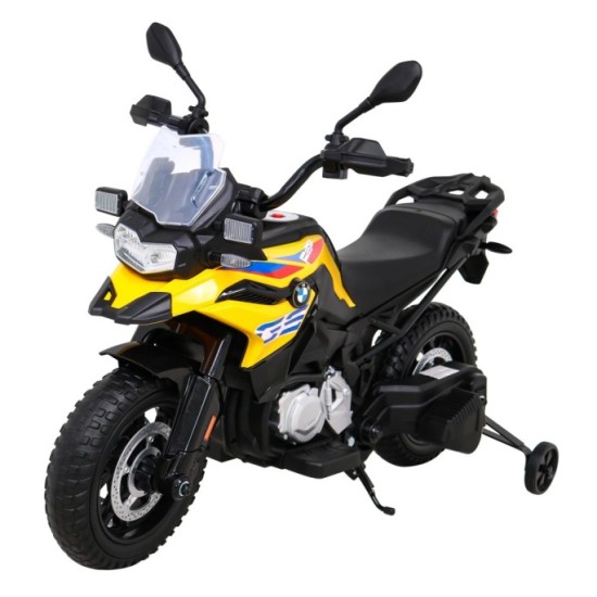 JOKO Elektrická Motorka BMW F850 GS, penové kolesá, žltá