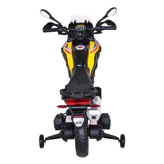 JOKO Elektrická Motorka BMW F850 GS, penové kolesá, žltá