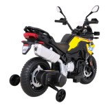 JOKO Elektrická Motorka BMW F850 GS, penové kolesá, žltá